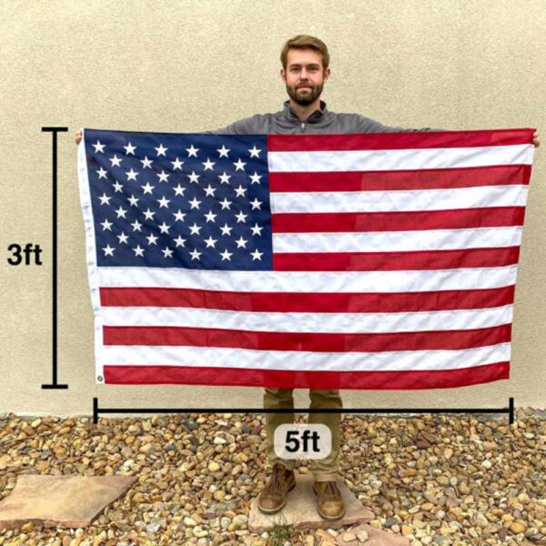 American Embroidered Flag